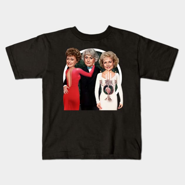 Golden Girls - Death Becomes Her Kids T-Shirt by Indecent Designs